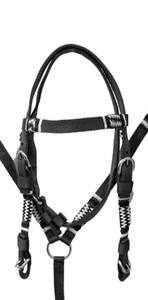 Haute qualité DD cuir équestre peau de vache collier de poitrine tricoté à la main cheval têtière selles de sécurité brutes pour chevaux - Product Image 3