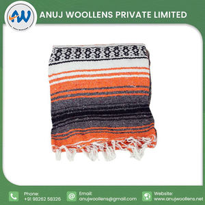 Venta caliente personalizada manta de punto algodón auténtico tejido a mano mexicano Falsa manta para la venta - Product Image 4