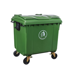 1100 Liter Industrieller Recycling-<span class=keywords><strong>Container</strong></span> Schwerlast-Außenmülltonne mit Rädern Großer Umweltfreundlicher Kunststoff-Abfallbehälter - Product Image 6