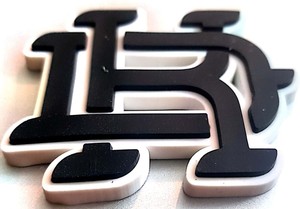 <b>Baseball</b> and American Football Helmet Bumpers Rubber PVC with 3D adhesive tape backing - Product Image 3