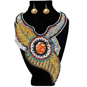 Collar de Cadena con Eslabones Hecho a Mano, Bordado Único de Tradebyd, Unisex, Calidad Premium, Estilo Boho Chic, Joyería para Fiestas - Product Image 3