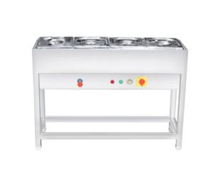 Leenova Electric Bain Marie para mantener los alimentos calientes cuerpo completo de acero inoxidable Heavy Duty Altamente recomendado - Product Image 1