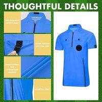 Uniforme de Árbitro de Fútbol VKT con Sublimación, Personalizable con Nombres/Números de Equipo, Manga Corta, Antibacterial, Secado Rápido