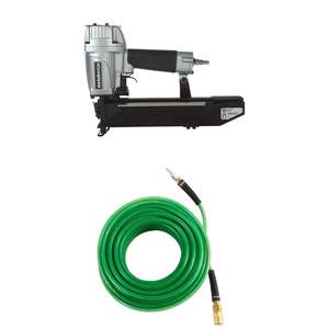 Grapadora Neumática para Construcción con Manguera de Aire de 30 Metros, Grapadora de Alta Eficiencia para Diversas Necesidades de Construcción - Product Image 1