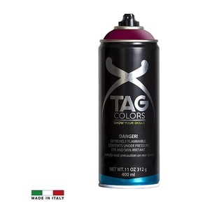 Rosso opaco 400ml ad alta copertura Graffiti vernice Spray 5 tappi di vernice artistica - Product Image 2