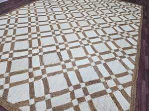 Alfombra Alfombras de alta calidad 100% Yute Alfombra abstracta Tradicional hecha a mano 9x12 Abaca para sala de estar Comprar 100% Abaca Alfombras de yute - Product Image 4