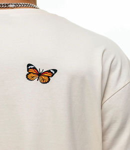 Offre Spéciale surdimensionné lavé à l'acide conception hommes T-shirt longue longueur imprimé Logo disponible différentes couleurs 100% coton en gros - Product Image 5