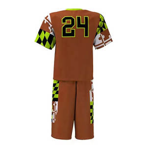 Conjunto de Jersey y Pantalones Cortos de Lacrosse de Malla Ligera con Diseño Único Más Vendido, Uniforme de Lacrosse Cómodo - Product Image 2