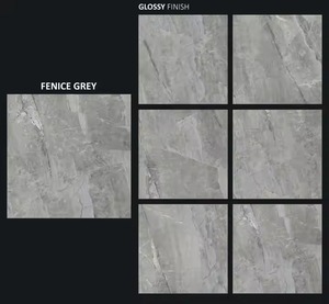 กระเบื้องพอร์ซเลนลายคลื่นสีทองขนาด800x800มม. พื้นภายในโรงแรมเซรามิกขัดเงาแบบเต็มรูปแบบดีไซน์ MCM - Product Image 2