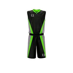 Meilleurs uniformes de basketball personnalisés OEM pour hommes, vêtements de sport unisexes, logo imprimé, respirant, grande taille, sans manches, 100% polyester - Product Image 3