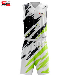 Basketball Uniforms High Quality <b>Stitched</b> Quick Dry Breathable Basketball Shirts with logo - Product Image 1