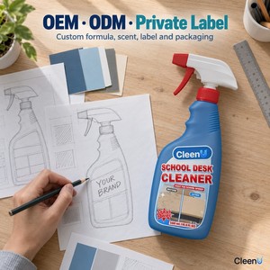 Spray detergente per scrivanie 500ml, rimuovi inchiostro e pennarelli per sedie da scuola, superfici laminate, per pulizie scolastiche e all'ingrosso - Product Image 6