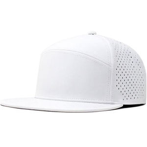 Casquette de baseball de sport 100% coton unisexe de haute qualité chapeau à bord à 5 panneaux imperméable à l'eau conception imprimée sur mesure quantité minimale de commande bas - Product Image 3
