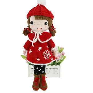 Muñeca de Ganchillo Hecha a Mano con Hilo de Algodón, Tejida a Mano, para las Cuatro Estaciones - Product Image 2
