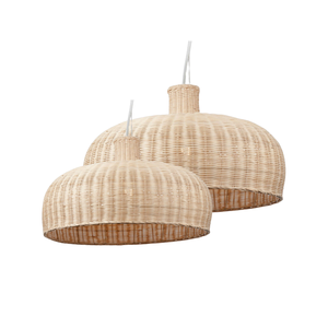 Diseño de medio ambiente sostenible: candelabro de farol de bambú de ratán tejido decoración del hogar restaurante Resort jardín personalización - Product Image 1