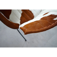 Chaise de salle à manger en cuir massif, fauteuil d'appoint moderne et minimaliste, mobilier d'hôtel