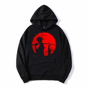 Sudadera con capucha de anime para hombre, sudadera de algodón con ocio para ropa de calle, Tops con estampado de silicona de alta calidad - Product Image 1