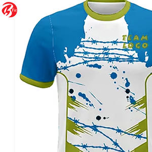 High Quality O-Neck Sublimation Printing Soccer Uniform for Adults Automated Cutting <b>Shirts</b> Tops Football Jersey - Product Image 4