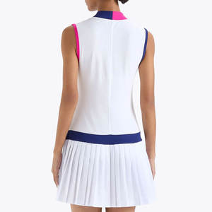 Robe de tennis confortable en spandex et nylon, légère, respirante, extensible, pour femmes, design personnalisé - Product Image 2
