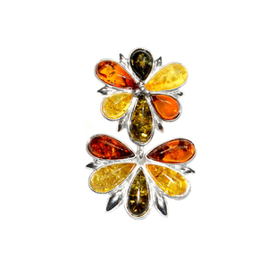 Colgante de plata de ley 925 con diseño de ámbar, joyería en el mejor precio - Product Image 2