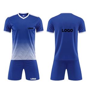 Maillot de football respirant imprimé pour homme, adulte et enfant, à manches courtes, pour l'entraînement et les matchs, et uniforme de tennis de table - Product Image 1
