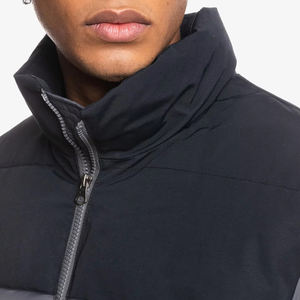 แจ็กเก็ตขนเป็ดน้ำหนักเบาของผู้ชายเสื้อคลุมกันหนาวลำลองกันน้ำมีโลโก้กำหนดเองได้ - Product Image 6