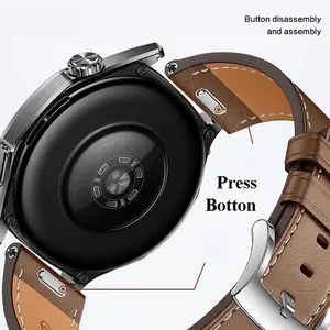 Correa de reloj de cuero de liberación rápida para <span class=keywords><strong>Huawei</strong></span> <span class=keywords><strong>Watch</strong></span> GT6Pro 46mm Universal 22mm correa de reloj para <span class=keywords><strong>Huawei</strong></span> GT5PRO <span class=keywords><strong>Gt</strong></span> 4 <span class=keywords><strong>3</strong></span> para <span class=keywords><strong>Xiaomi</strong></span> S3 - Product Image 2
