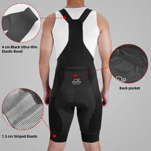 Pantaloncini da Ciclismo Personalizzati Darevie con Etichetta Privata, Pantaloncini a Compressione a Vita Alta con Tasca Posteriore - Product Image 3