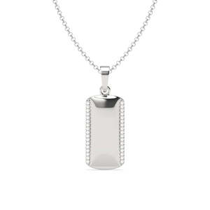 Compre Collares con Colgantes de Plata de Ley 925 para Hombres y Niños, con Patrón Geométrico en Rodio, Oro de 18k, Circonita, Diamante, Perla, Oro Rosa, a la Moda - Product Image 1