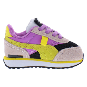 Scarpe Puma Future Rider Smileyworld con Chiusura Alternativa per Neonati/Bambini, Colore: Quarzo Rosa/Mauve Pop/Nero, 100% Autentiche - Product Image 1