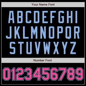 Bomber personnalisé noir bleu clair-rose Varsity Letterman Zipper Jacket Windbreaker Streetwear vintage Men's Varsity Jacket - Product Image 3