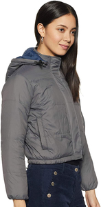 Wholesale 2025 Latest Fashion Design Women Puffer <b>Jacket</b> Windproof Casual Winter Coats OEM Service Nylon with oem - Product Image 2