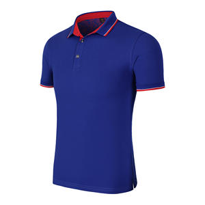 Polos OEM de algodón de talla grande para hombre, Polo de golf de manga corta con logotipo personalizado, uniforme de marca de empresa o promociones - Product Image 3