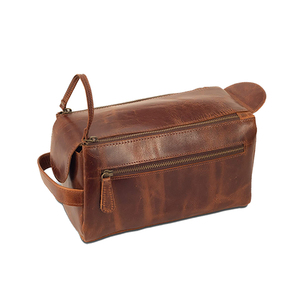 Vintage Leather Toiletry Bag for <b>Men</b> - Product Image 5