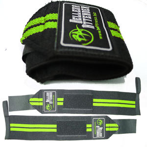 Poignets élastiques de haute qualité pour sport haltérophilie entraînement Logo personnalisé puissance levage Gym crochet gros Fitness sécurité - Product Image 3