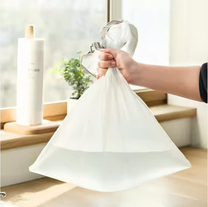 Grand sac poubelle parfumé 13 30 gallons en plastique noir et couleur recyclé personnalisé PE doublures écologiques sac poubelle à cordon en rouleau - Product Image 2