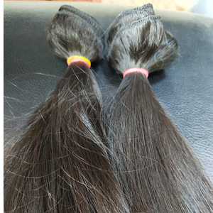 Extensions de cheveux humains indiens Remy bruts non traités, à double trame, provenant d'un seul donneur, qualité usine, vente en gros, permanentes - Product Image 2