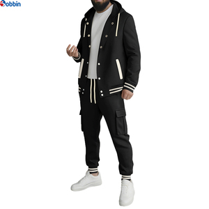 Conjunto Deportivo de Invierno para Hombre, de Alta Calidad, con Estampado, Chaqueta y Pantalón a Juego, Personalizable, Unisex - Product Image 6