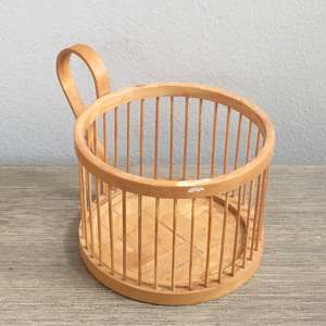 Best Selling Dinner <b>Decor</b> Bamboo Holders for Cups Dinning <b>Table</b> <b>Accessories</b> Glass Cover and Cup Holder - Product Image 5