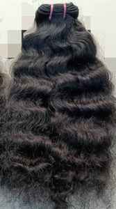 Paquets de cheveux bouclés crus inde qualité supérieure adaptés à la coloration - Product Image 2