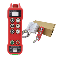 Livraison rapide IP67 étanche 6 boutons Double vitesse anti-interférence Radio télécommande grue pour l'industrie des machines portuaires