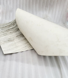 100% chapa de piedra de mármol ecológica efecto Natural Himalaya blanco Flexible y transpirable chapa de piedra de pizarra Color blanco - Product Image 1