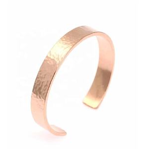 Copper Bracelet Antique Wide Cuff Beautiful Design Channel Magnet Clasp Bela Artisan Religious Style <b>Eco</b>-Friendly Wedding Favors - Product Image 1