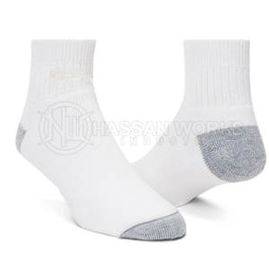 Chaussettes de sport respirantes, écologiques, absorbant l'humidité, 100% coton, épaisseur en molleton pour la vie quotidienne, taille adulte - Product Image 4