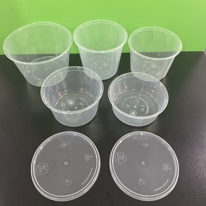 Livraison rapide OEM Contenants alimentaires en plastique ronds personnalisés de 350/500 ml avec couvercles pour boîte de conservation alimentaire transparente - Product Image 4