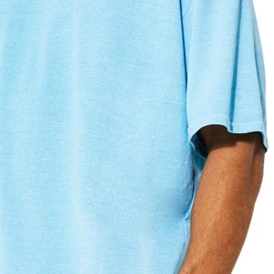Best Selling Customized Logo Breathable <b>Knitted</b> Solid Summer Casual 2-Piece Oversized Men's Shorts <b>Set</b> with Embroidery 2027 - Product Image 3