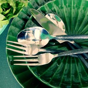 Ensemble de couverts de cuisine en acier inoxydable miroir noir et or de haute qualité pour les ustensiles de cuisine de fête Resort & Hotel Tarifs de gros - Product Image 3