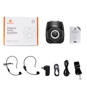 ZOWEETEK amplificateur de <span class=keywords><strong>voix</strong></span> d'enseignant 20W amplificateurs de <span class=keywords><strong>voix</strong></span> sans fil avec microphone de casque UHF amplificateur personnel d'enseignement Rechargeable - Product Image 6