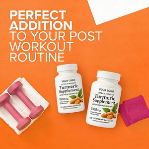 Cápsulas de Cúrcuma Curcumina Bioenhanced de Marca Própria Mais Vendidas, 120 Contagens, Tecnologia Hidrossolúvel, Orgânico, Vegano, Saúde Esportiva - Product Image 6