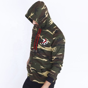 Unisex Winter Streetwear <b>Pullover</b> Hoodie High Quality 100% Cotton Polyester Fleece Printed Camouflage Custom Logo - Product Image 5